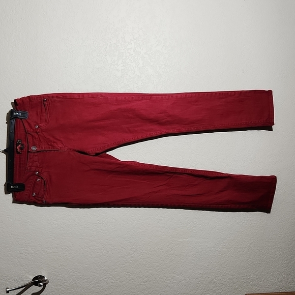 21 womens pants Maroon jeans size 27 - Picture 1 of 10